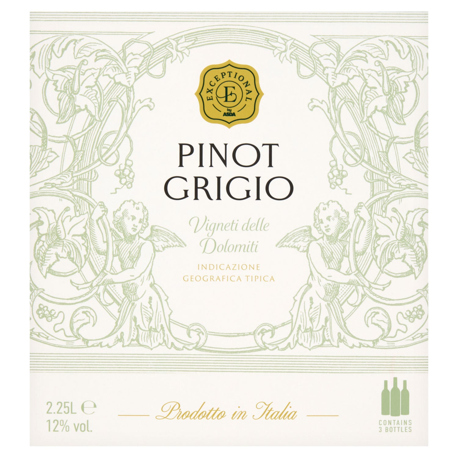 ASDA Pinot Grigio 2.25L - British product