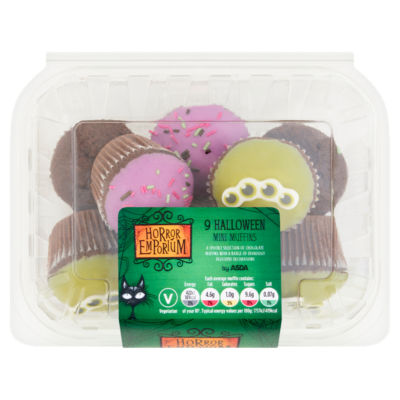 ASDA Halloween Mini Muffins 9 pack - British product