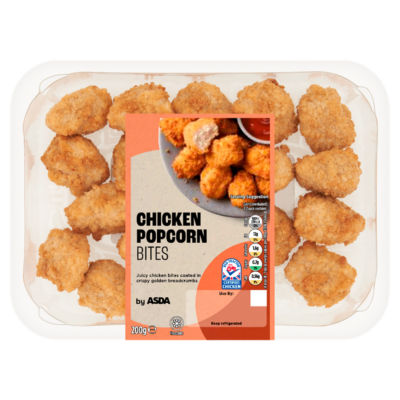 ASDA Hähnchen-Popcorn-Bites Paniertes Hähnchen 200g