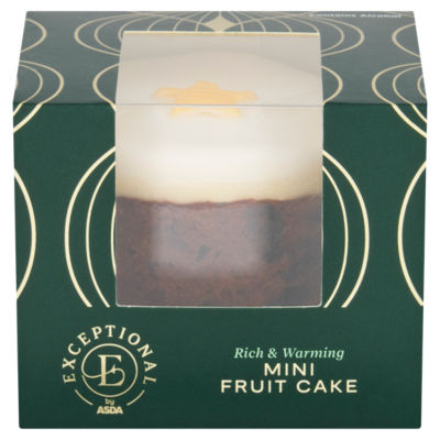 ASDA mini fruit cake with marzipan 150g, British brand