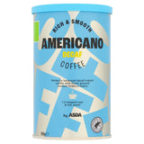 ASDA Americano Decaf Coffee 100g tin, imported from the UK