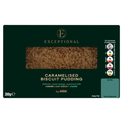 Exceptional by ASDA Caramelised Biscuit Pudding 200g