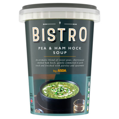 ASDA Bistro Pea & Ham Hock Soup 600g - British product