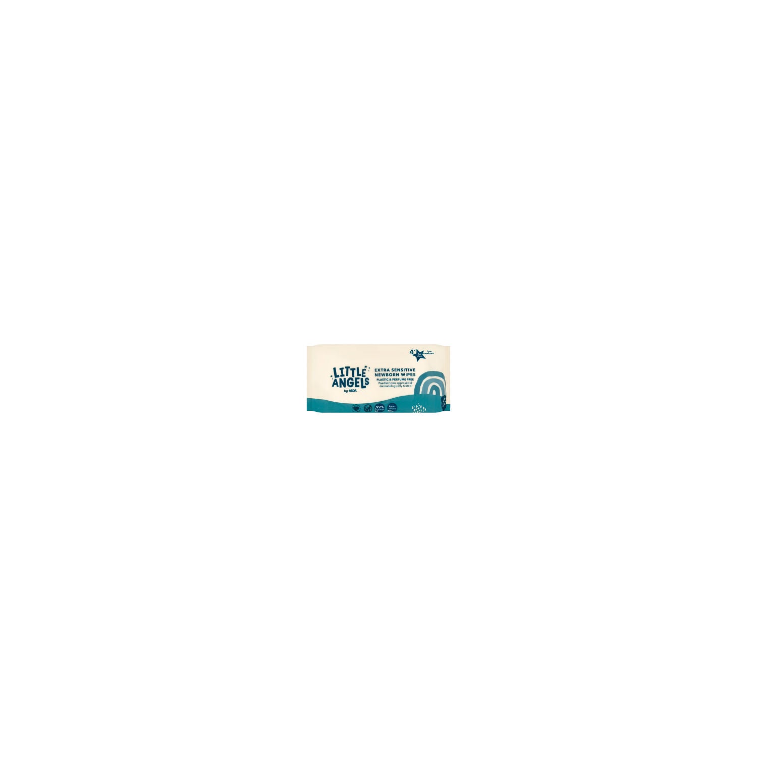 ASDA baby wipes extra sensitive newborn 4 pack (British brand)