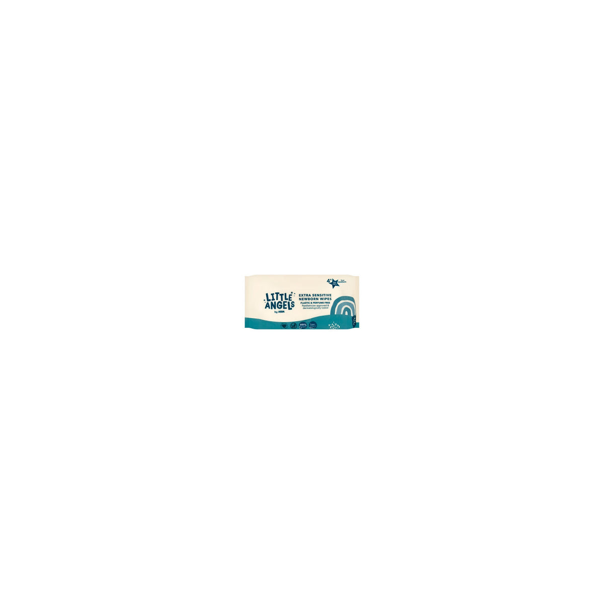 ASDA baby wipes extra sensitive newborn 4 pack (British brand)
