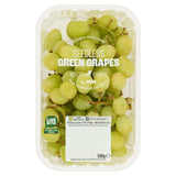 ASDA crisp and juicy seedless green grapes 500g pack - British product