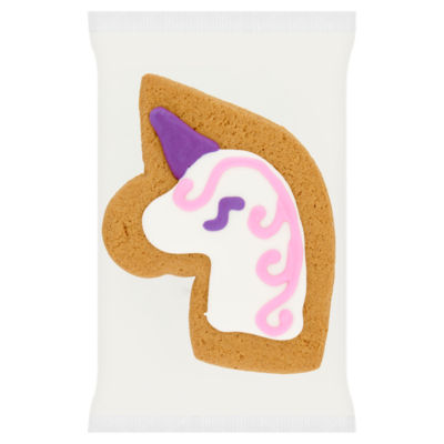 ASDA Unicorn Gingerbread Biscuit with natural colours - British product