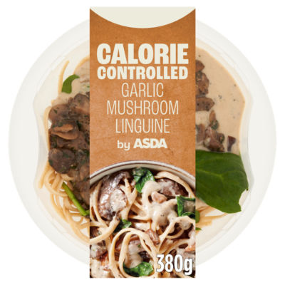 ASDA Kalorikontrollert Hvitløk og Sopp Linguine Pastamåltid 380 g