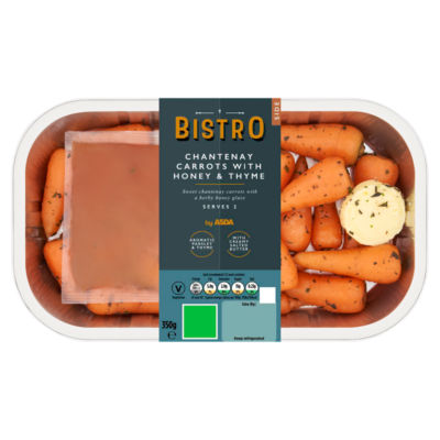 Bistro von ASDA Chantenay Karotten mit Honig und Thymian 350g