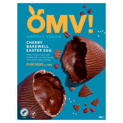 OMV! Cherry Bakewell Easter Egg 160g - British product