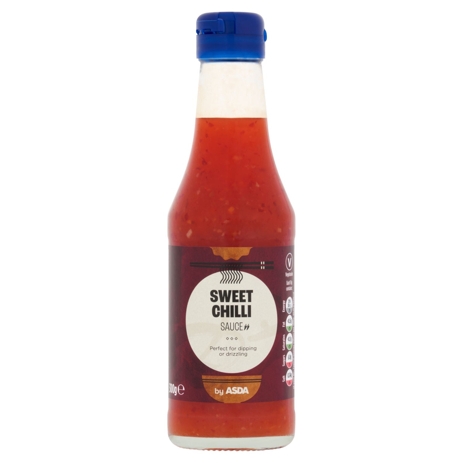 ASDA Sweet Chilli Sauce 300g bottle, UK version