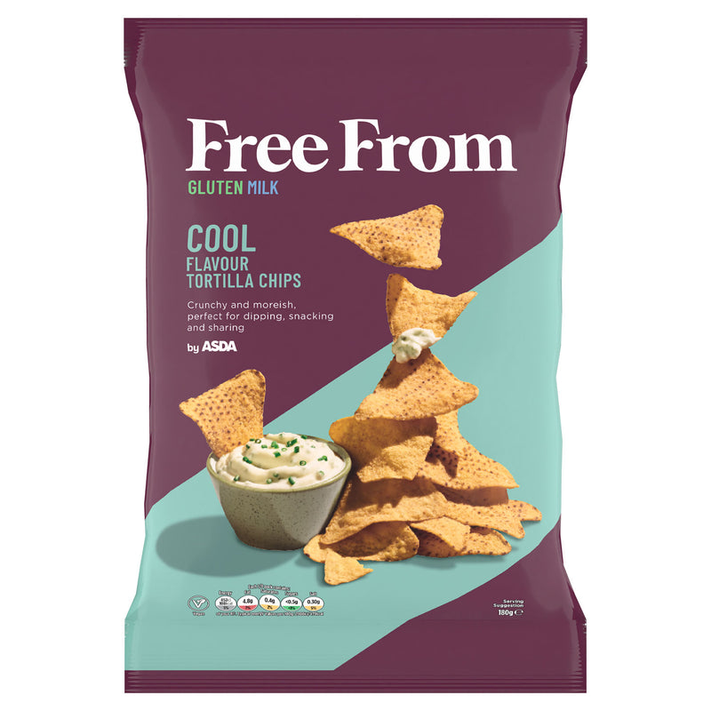 ASDA tortilla chips cool flavour 180g (British brand)