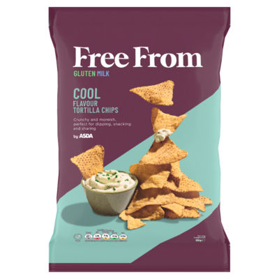 ASDA ASDA Free From Cool Flavour Tortilla Chips 180g- Buy online at McGrocer