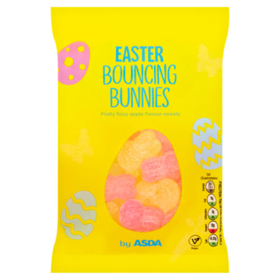 ASDA gummy sweets Easter Bouncing Bunnies 130g - British product