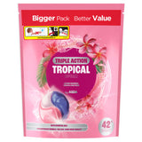 ASDA tropical triple action laundry capsules 42 washes, UK version