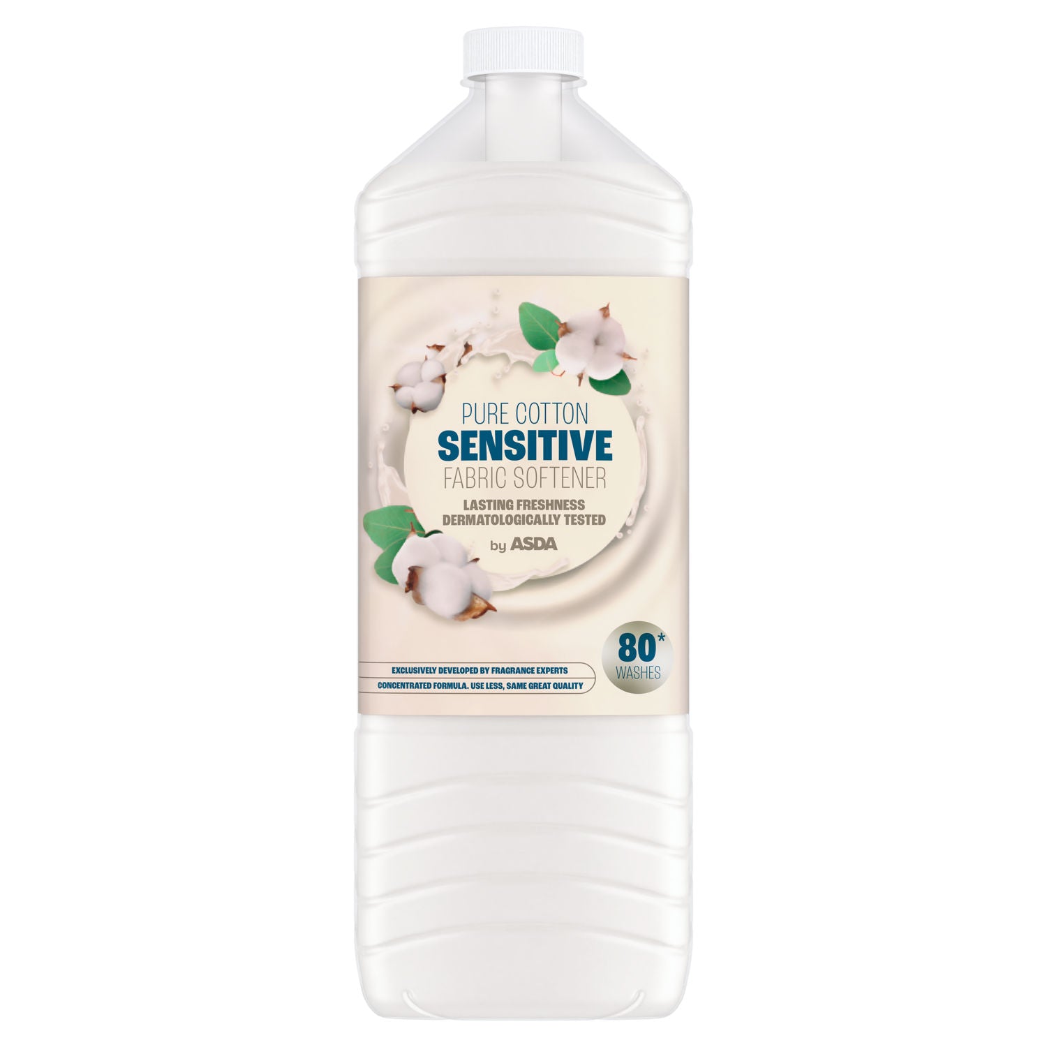 ASDA Pure Cotton Sensitive Fabric Softener 2 litres - British product
