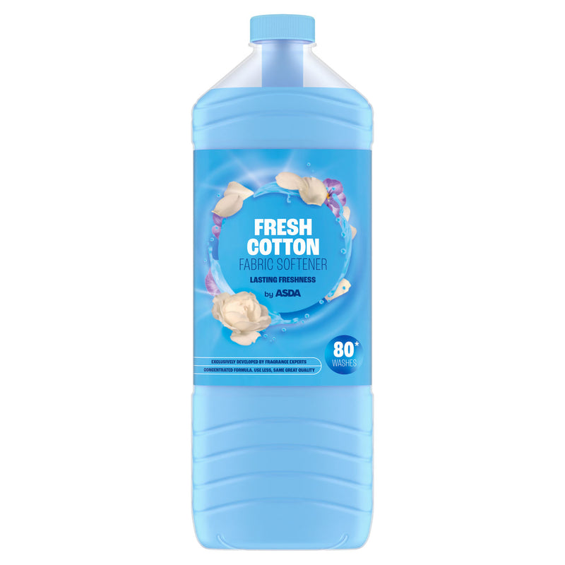 ASDA Fresh Cotton fabric softener 2 litres - British product