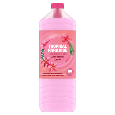 ASDA fabric softener Tropical Paradise 2 litres, imported from the UK