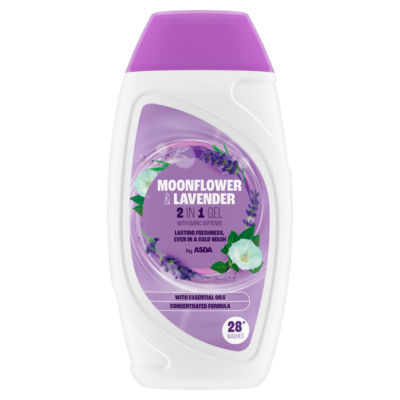 ASDA Moonflower Lavender laundry gel 28 washes - British product