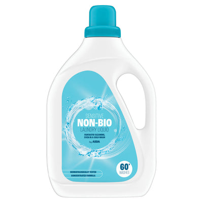 ASDA ASDA Sensitive Non-Bio Laundry Liquid 60 Washes 1.5 Litres- Buy online at McGrocer