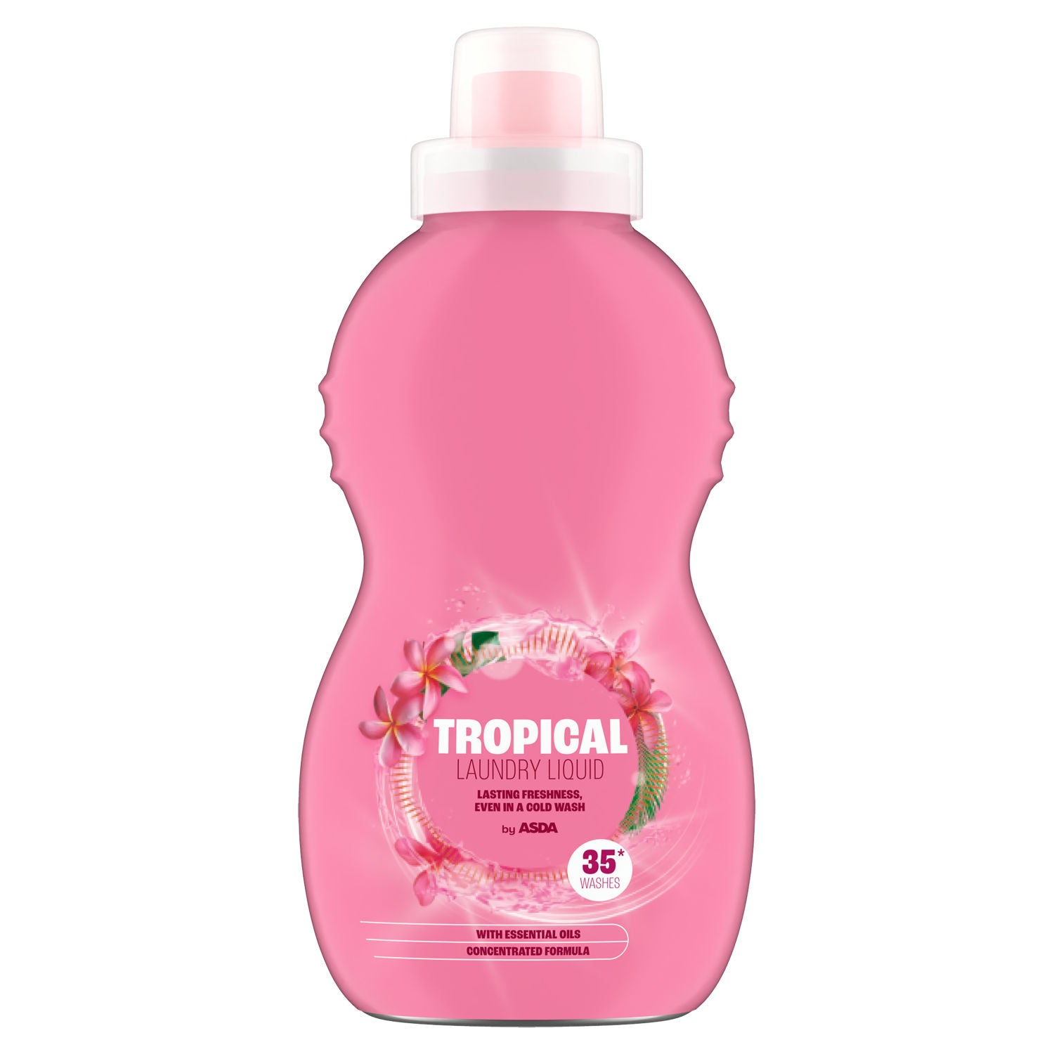 ASDA Tropical Laundry Liquid 875ml, imported from the UK