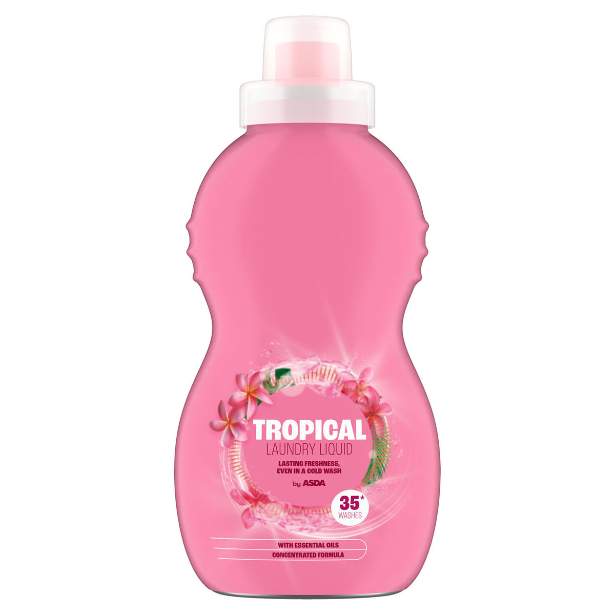 ASDA Tropical Laundry Liquid 875ml, imported from the UK