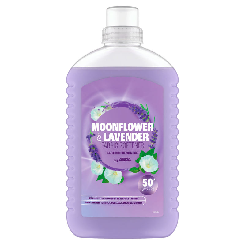 ASDA Moonflower & Lavender Fabric Softener 1.25L, UK version