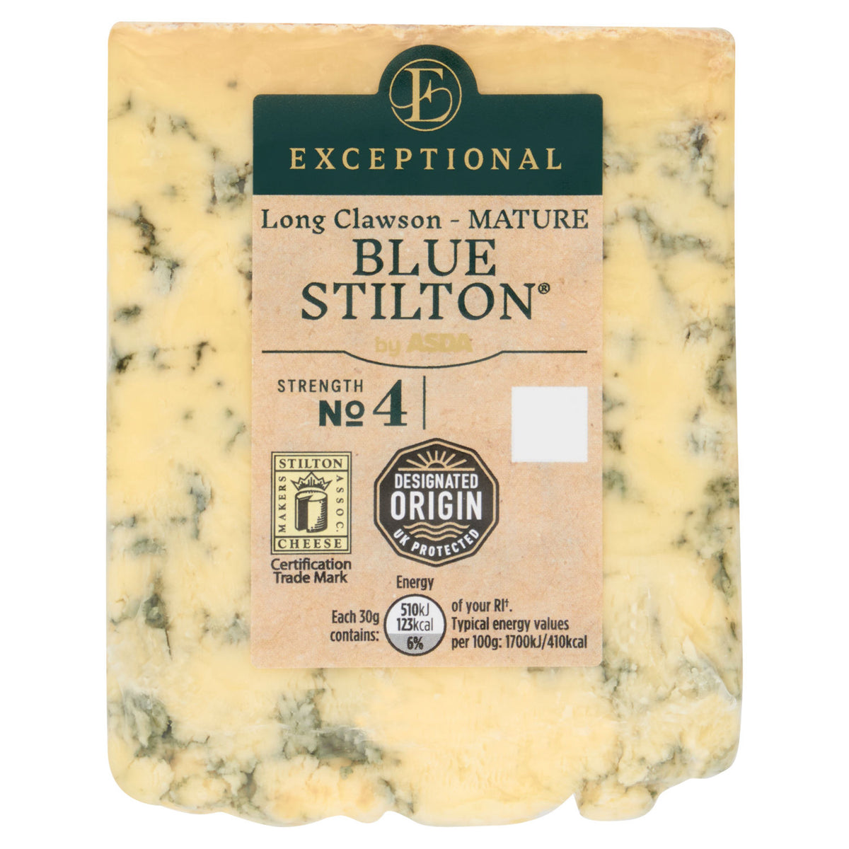 ASDA Blue Stilton cheese 200g (British brand)