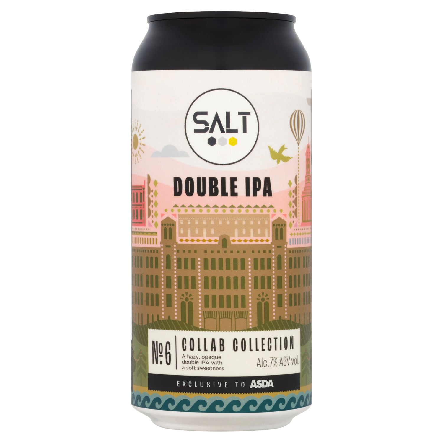 ASDA Salt Double IPA 440ml, imported from the UK