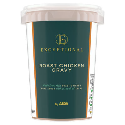 ASDA Exceptional roast chicken gravy 450g, UK version