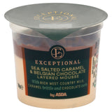 ASDA sea salted caramel Belgian chocolate mousse 110g, imported from the UK