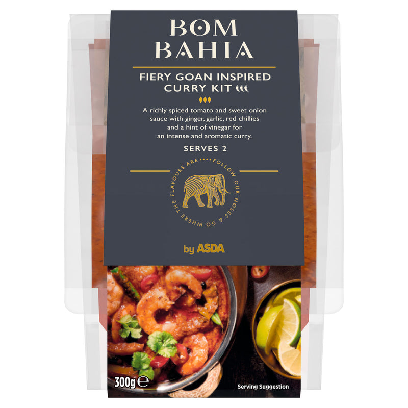 ASDA Bom Bahia fiery Goan curry kit 300g, UK version
