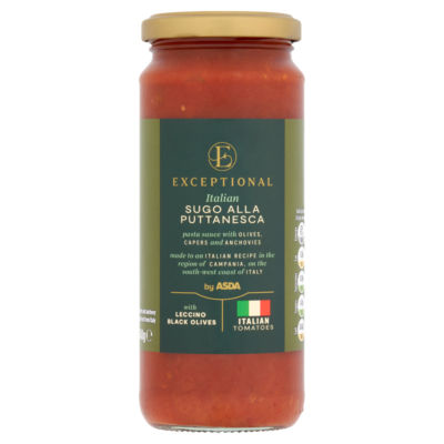 ASDA ASDA Exceptional Italian Sugo Alla Puttanesca Sauce 340g- Buy online at McGrocer