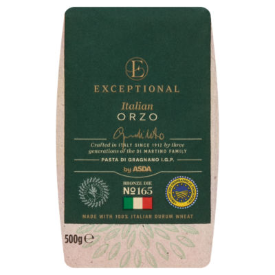 ASDA Italian Orzo dried pasta 500g, UK version