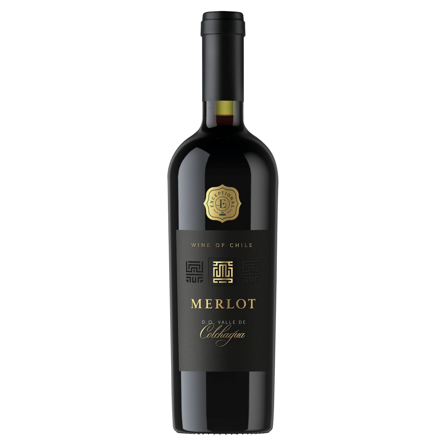 ASDA Merlot 75cl bottle of Chilean red wine, UK version