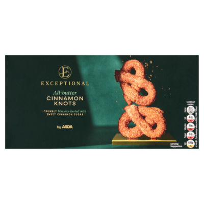 ASDA all-butter cinnamon knots 150g - British product