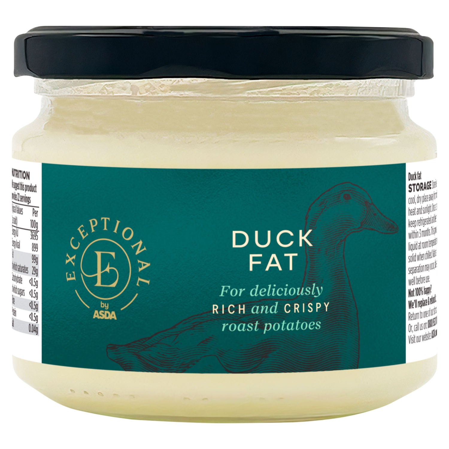 ASDA duck fat 220g for crispy roast potatoes, UK version