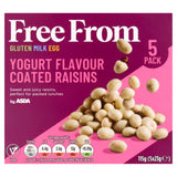 ASDA free from yogurt flavour coated raisins 115g, imported from the UK