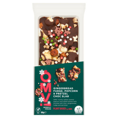 ASDA vegan slab gingerbread popcorn pretzel, imported from the UK