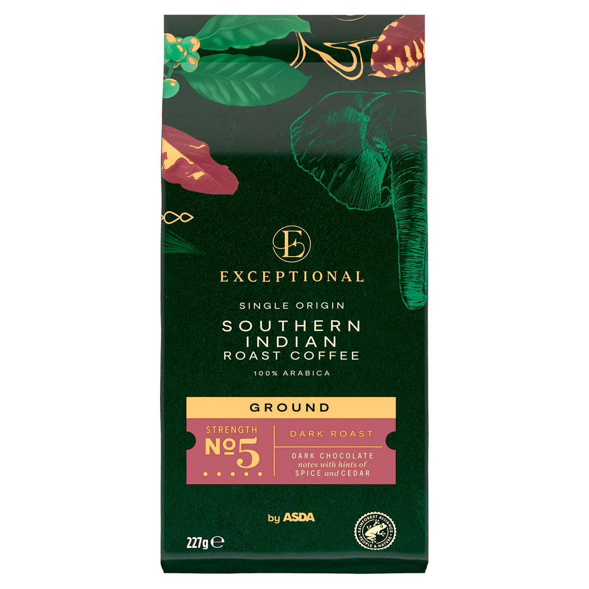 Asda Southern Indian ground coffee 227g (British brand)