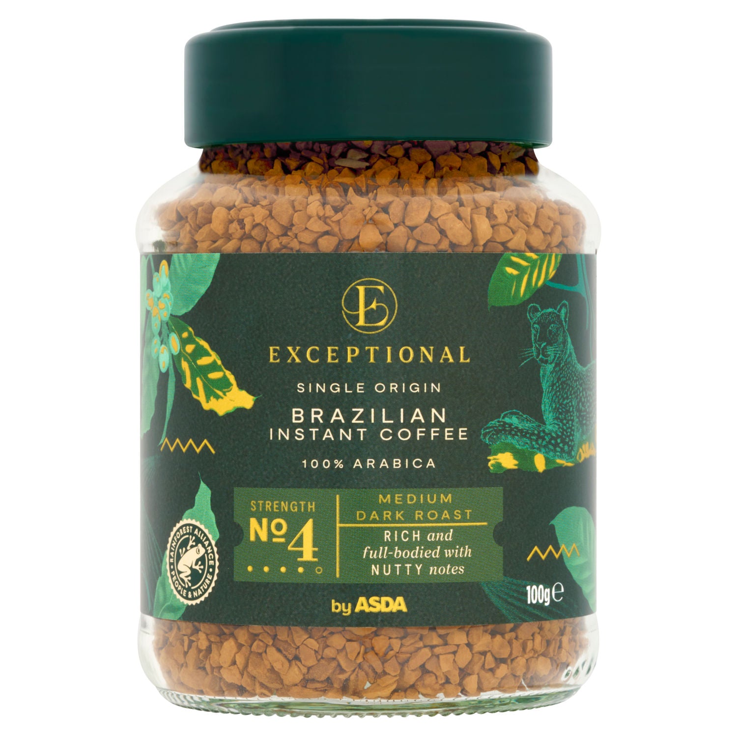 ASDA Brazilian instant coffee 100g, UK version