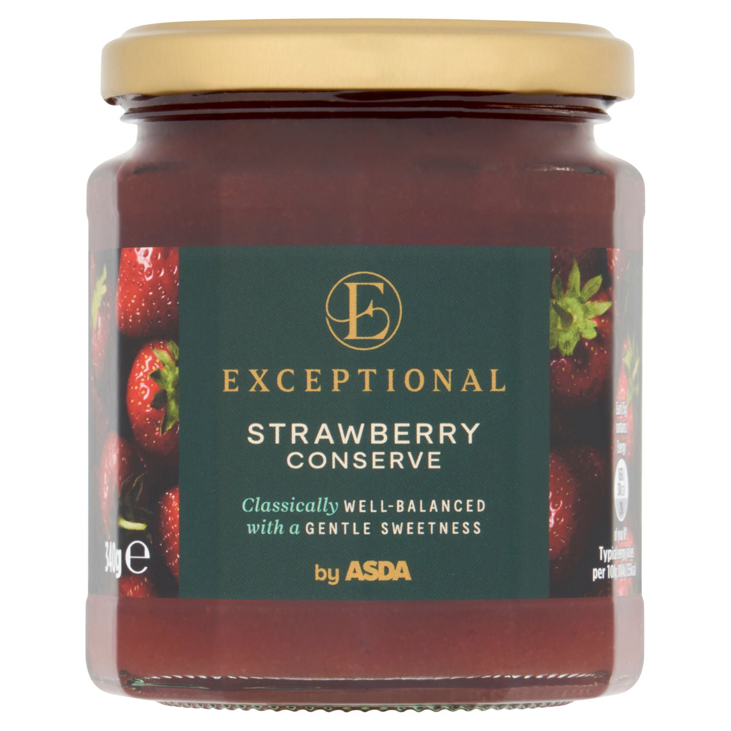 ASDA Strawberry Conserve 340g - British product