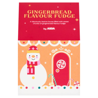 ASDA gingerbread flavour fudge 100g - British product
