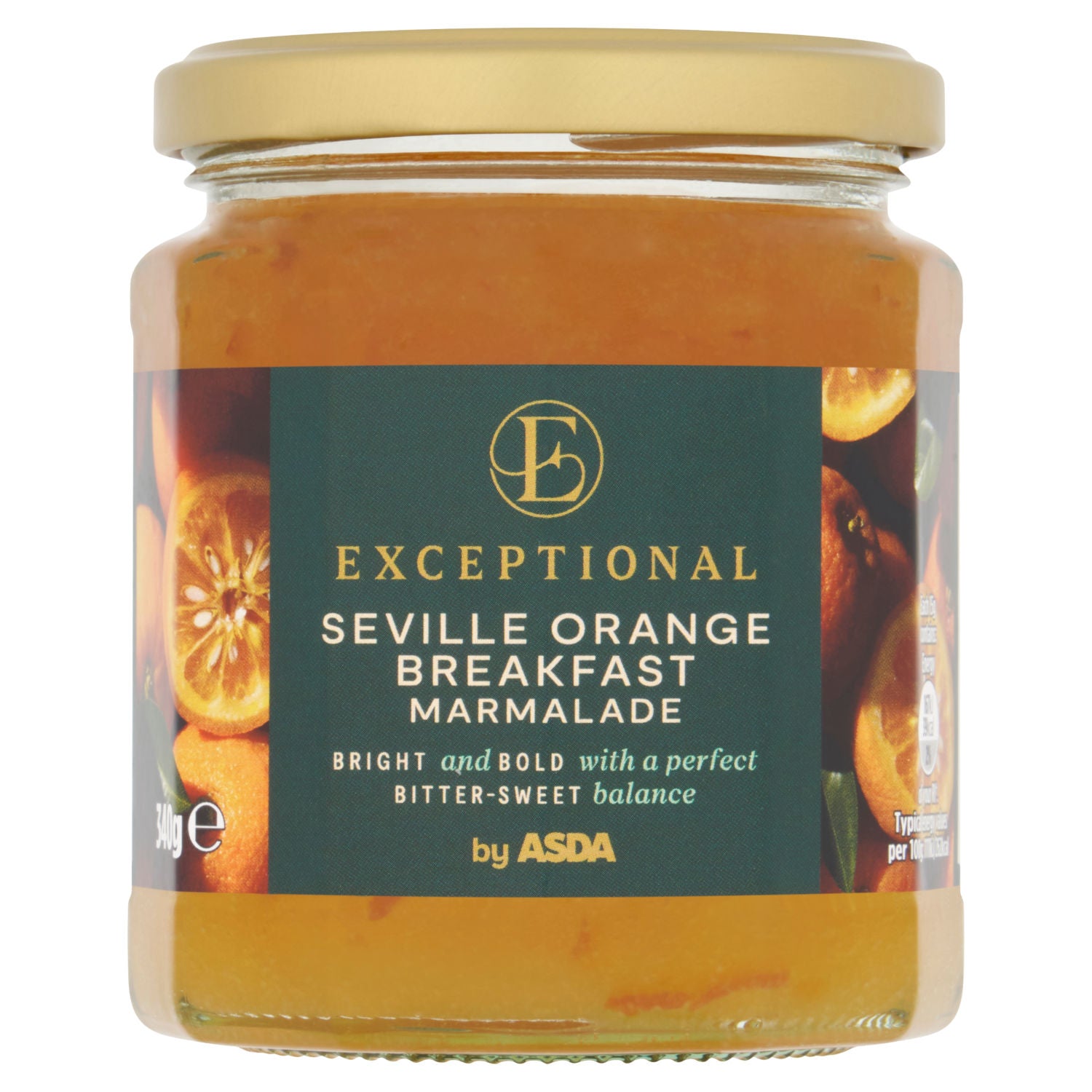 ASDA Seville Orange Marmalade 340g, imported from the UK