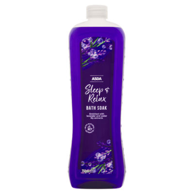 ASDA Sleep & Relax bath soak 750ml (British brand)