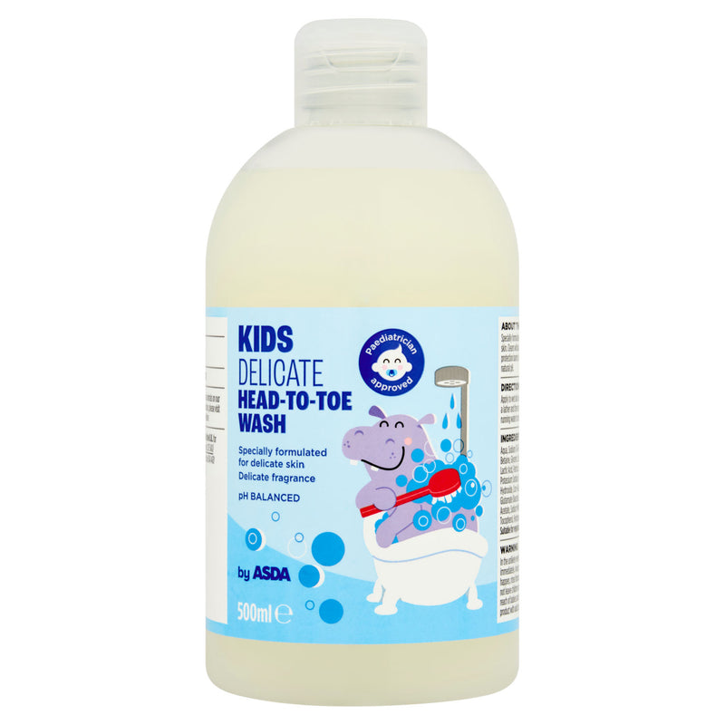 ASDA kids head-to-toe wash 500ml (British brand)