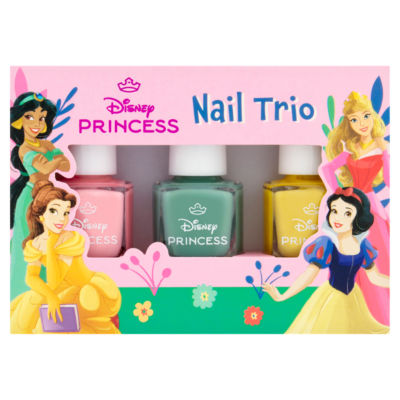 Disney Princess nail trio 3 x 5ml, UK version