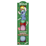 Disney Stitch strawberry fragranced bath fizzers 4 x 20g (British brand)