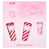 Self Love Club pamper set with cherry face mask and coconut lotion, imported from the UK