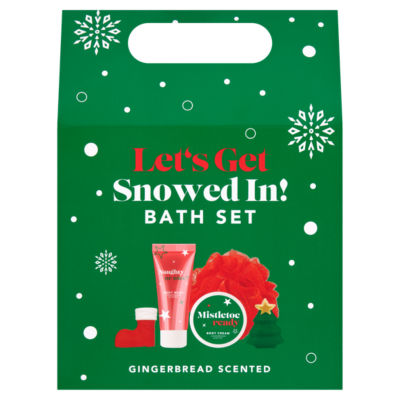 Asda gingerbread scented bath set, UK version